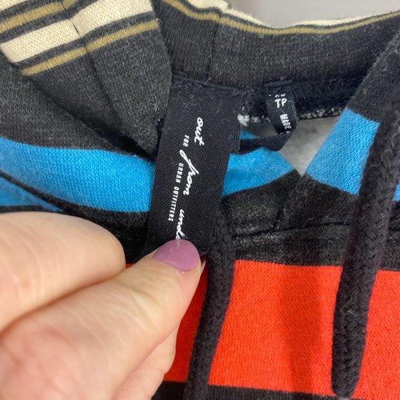 Out from Under | Striped Cropped Hoodie Size XS - Picture 8 of 9